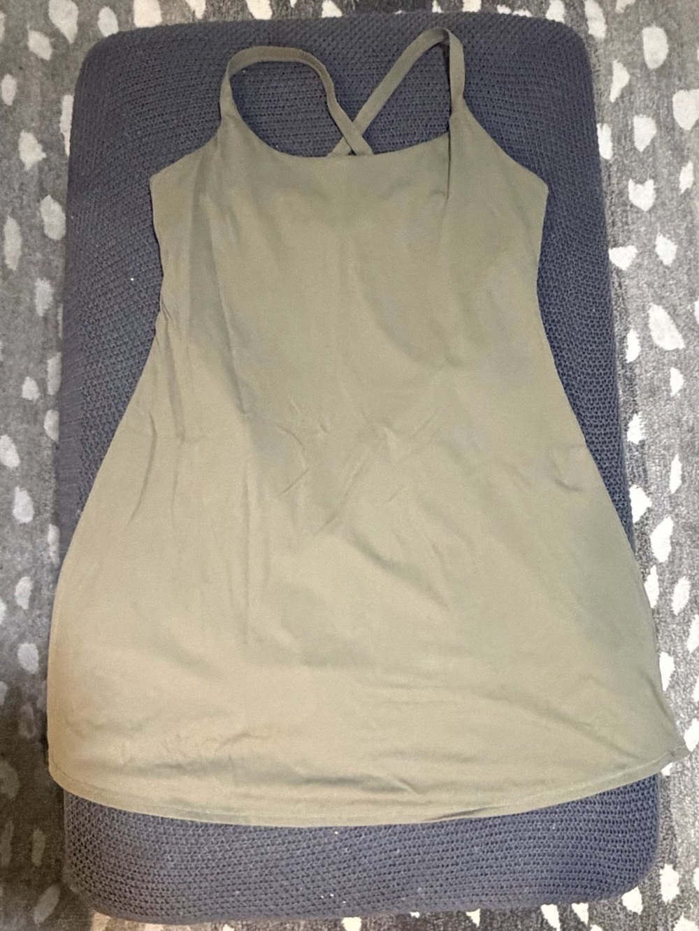 Halara Everyday Active Dress Built-In Shorts Criss Cross Back Size L